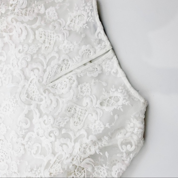 French Connection Nebraska Lace Dress size 2 - Picture 8 of 11